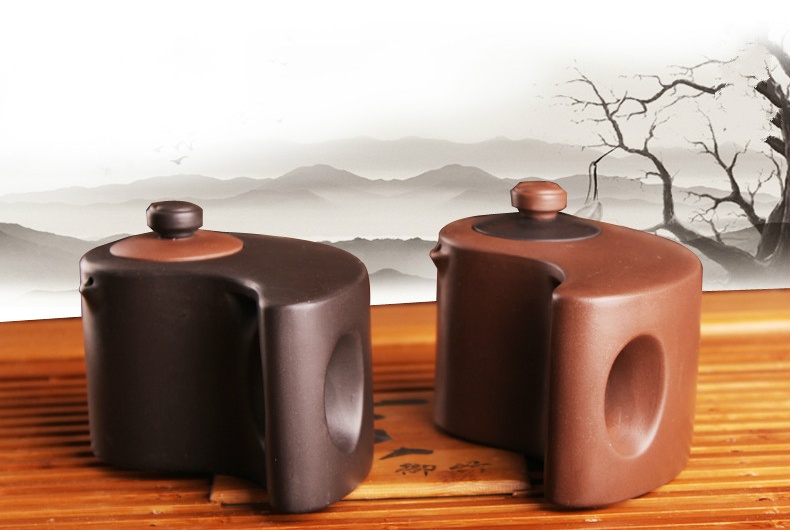 太極陰陽紫砂壺，創(chuàng)意格紫砂壺