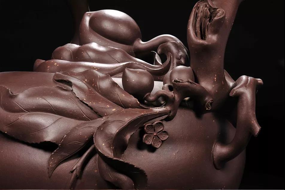 10種最美花器提梁壺，精美別致雕花紫砂壺!