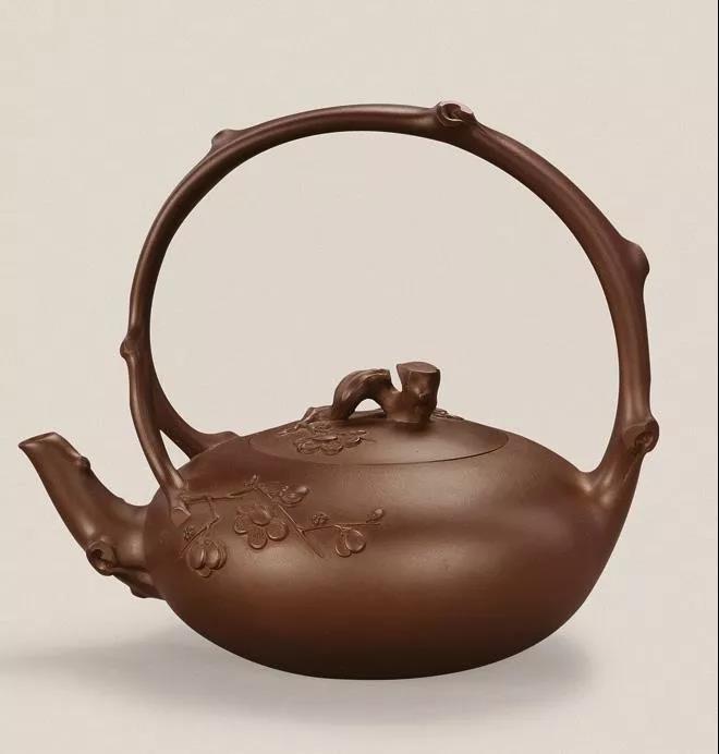 10種最美花器提梁壺，精美別致雕花紫砂壺!