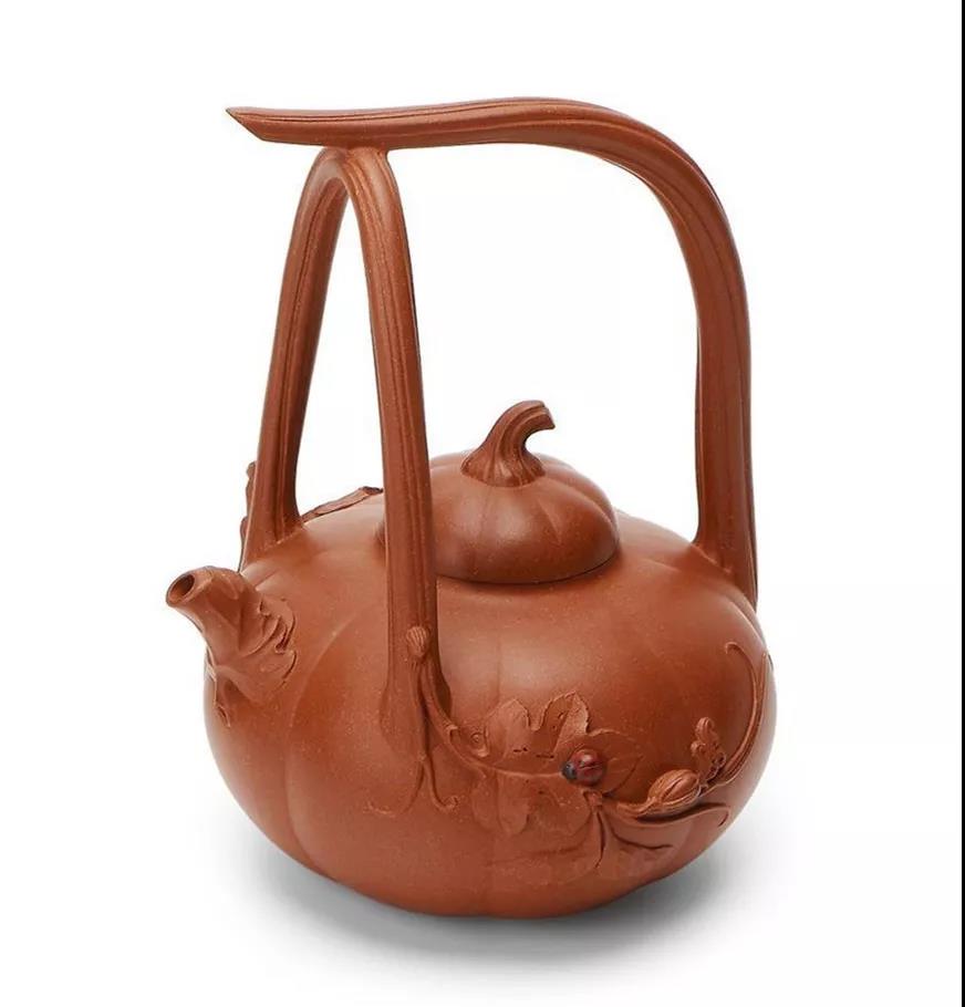 10種最美花器提梁壺，精美別致雕花紫砂壺!