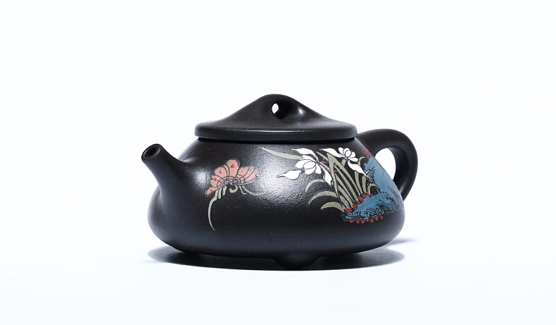 石瓢手工紫砂壺，精致典雅紫砂壺