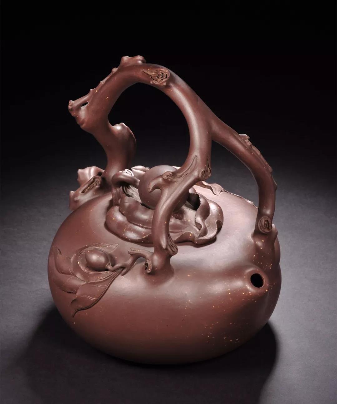 10種最美花器提梁壺，精美別致雕花紫砂壺!