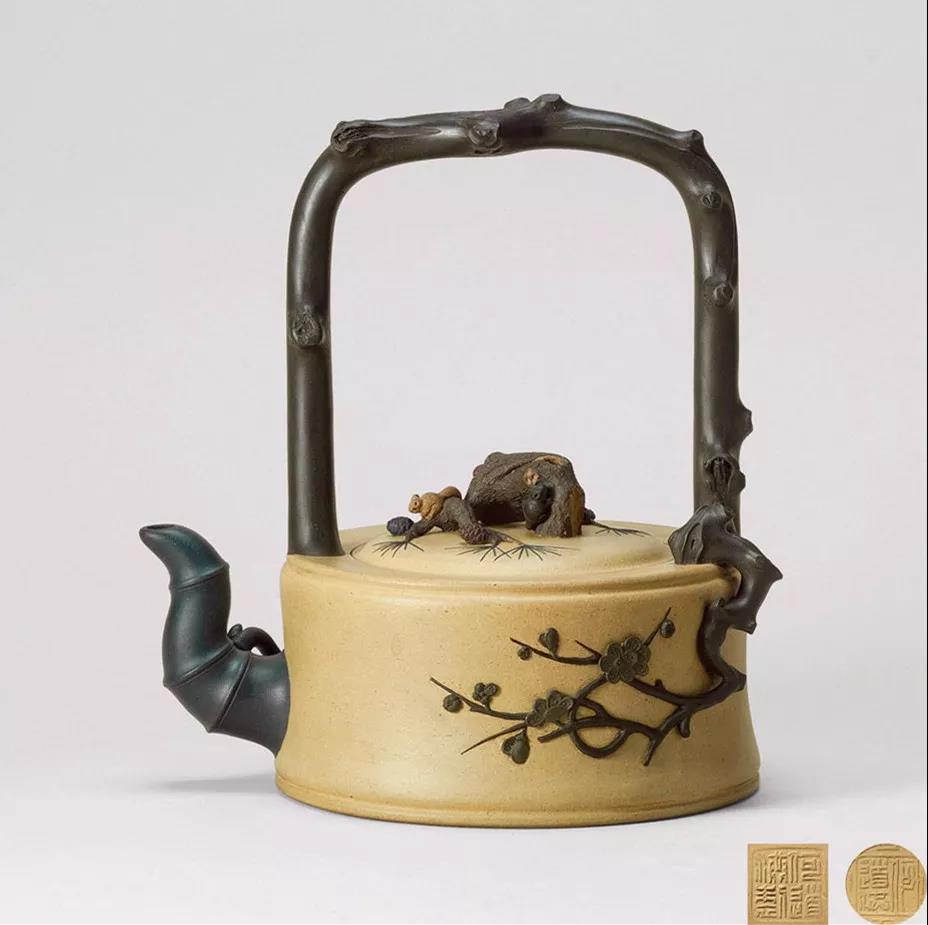 10種最美花器提梁壺，精美別致雕花紫砂壺!