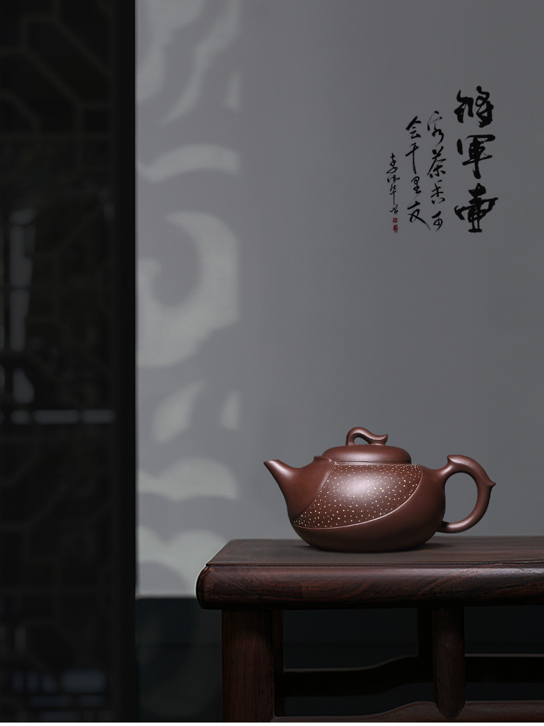 將軍壺紫砂壺，雅韻精美紫砂壺